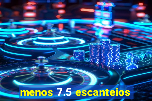 menos 7.5 escanteios